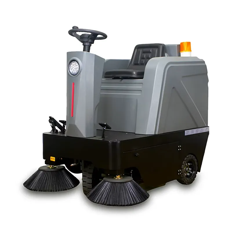 Outdoor Power Broom - Novatech Global Battery Powered Street Floor