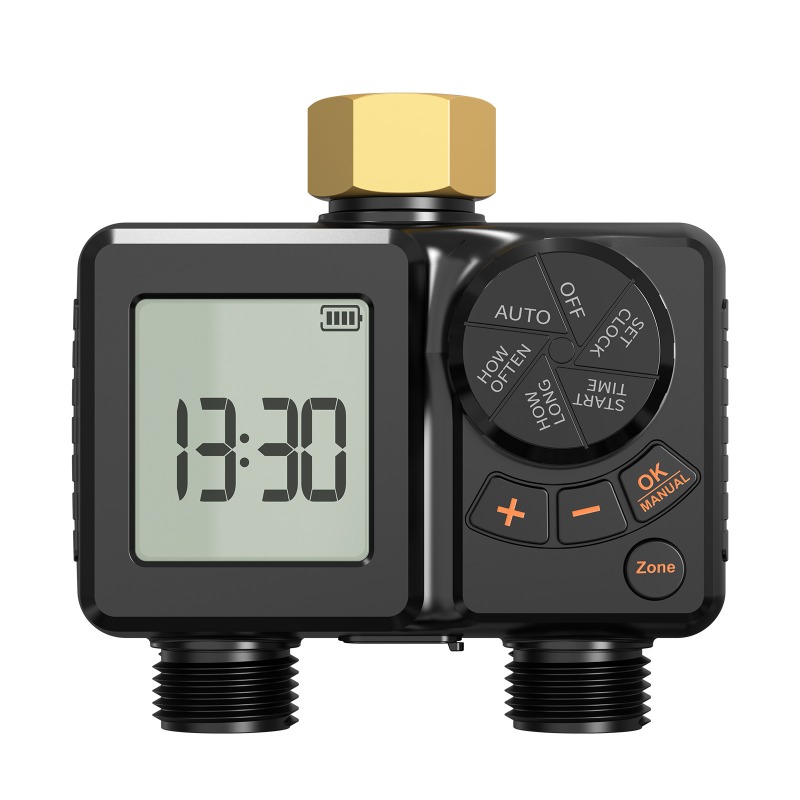 Outdoor Power With Timer - USB 5V Powered Dual Outlet Automatic