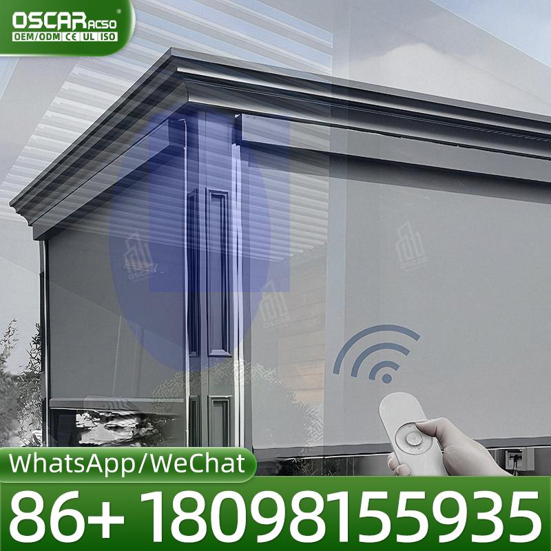 Outdoor Battery Powered Smart  - Outdoor Power Roller Shades ulasan dan harga