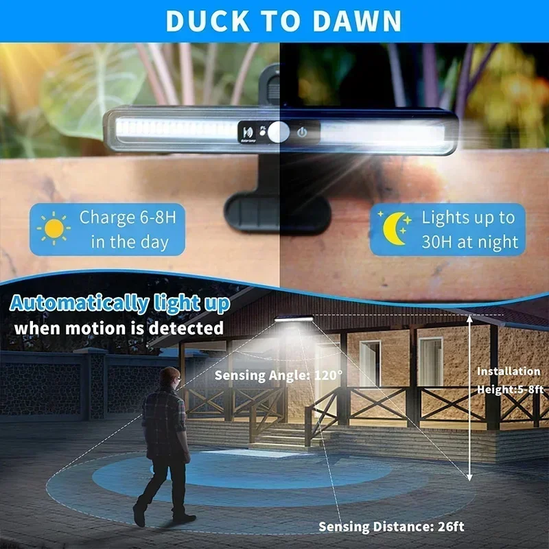 Clip On Solar Motion Lights Ou - Power Outdoor ulasan dan harga
