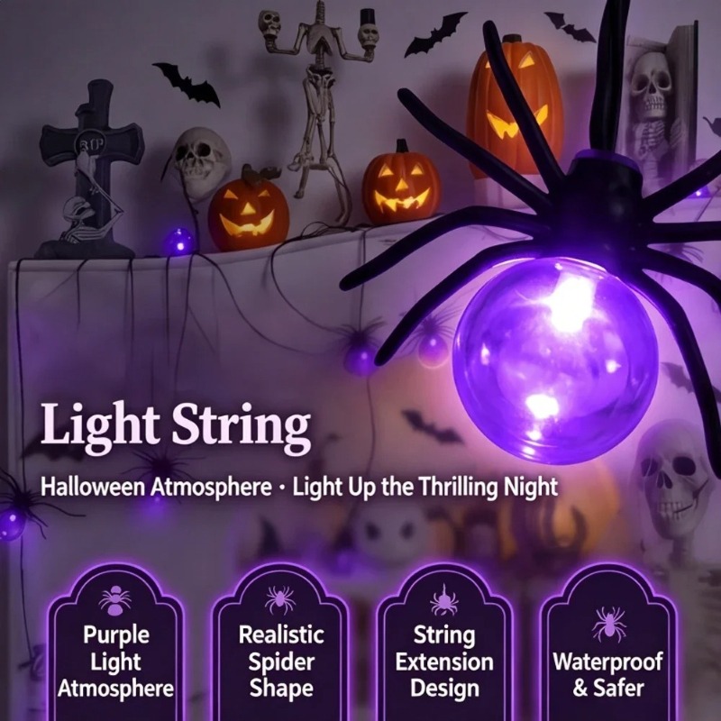 Battery Powered Spider LED Str - Outdoor Power Lights ulasan dan harga