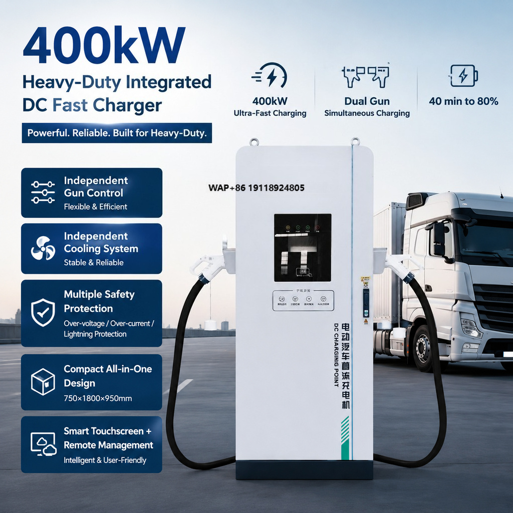 400kW Commercial DC EV Charger - Power Outdoor ulasan dan harga
