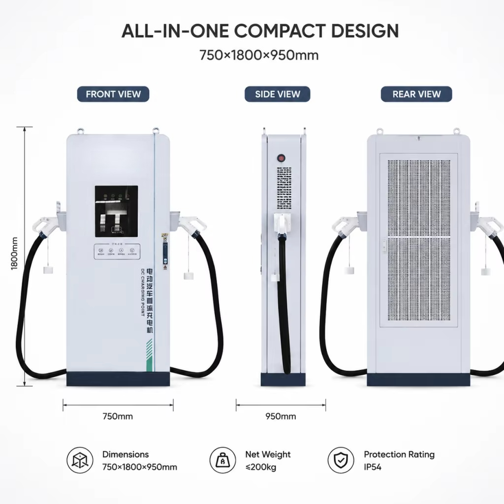 400kW Commercial DC EV Charger - Power Outdoor ulasan dan harga