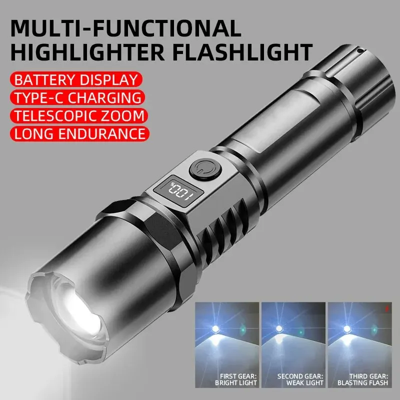 Powerful Led Handheld Flashlig - Outdoor Power Lights ulasan dan harga
