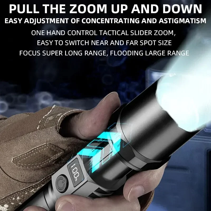 Powerful Led Handheld Flashlig - Outdoor Power Lights ulasan dan harga