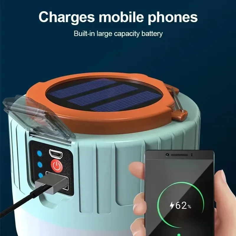 Solar Camping Lantern Recharge - Outdoor Power Lights ulasan dan harga