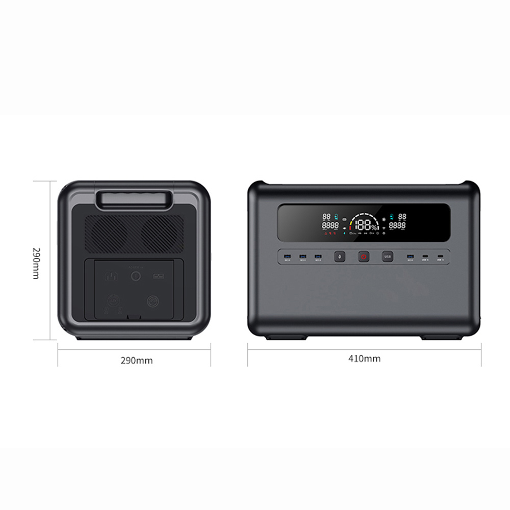 2400W Solar Power Generator, L - Power Outdoor ulasan dan harga