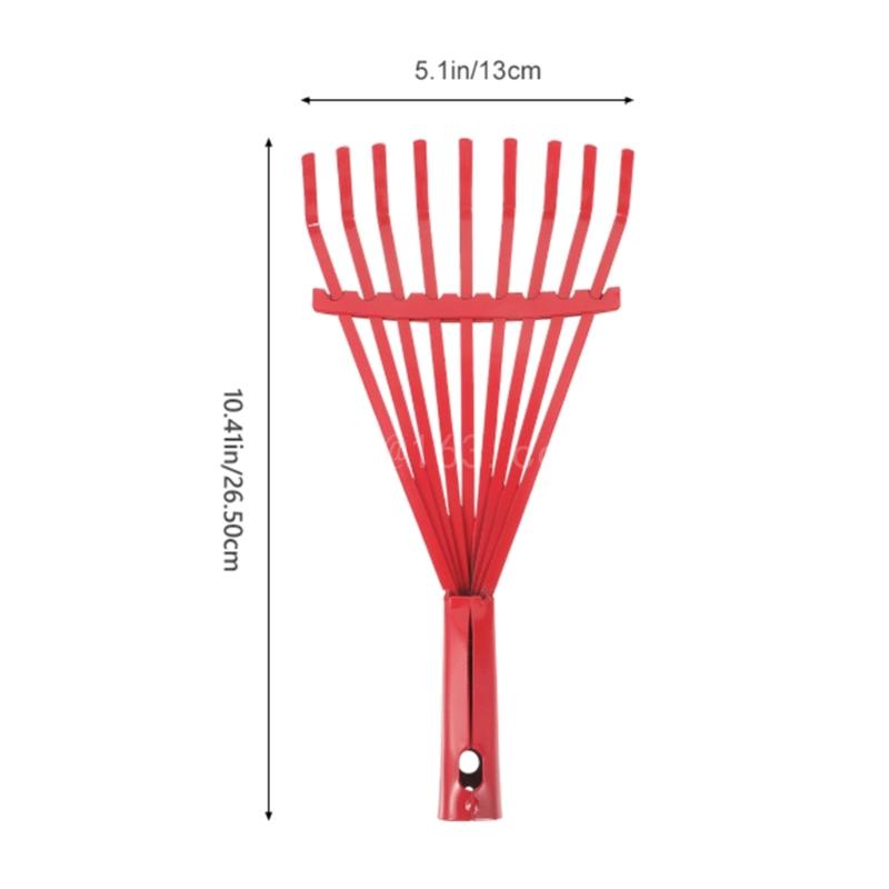 Carbon Steel Grass Rake Hand R - Outdoor Power Broom ulasan dan harga