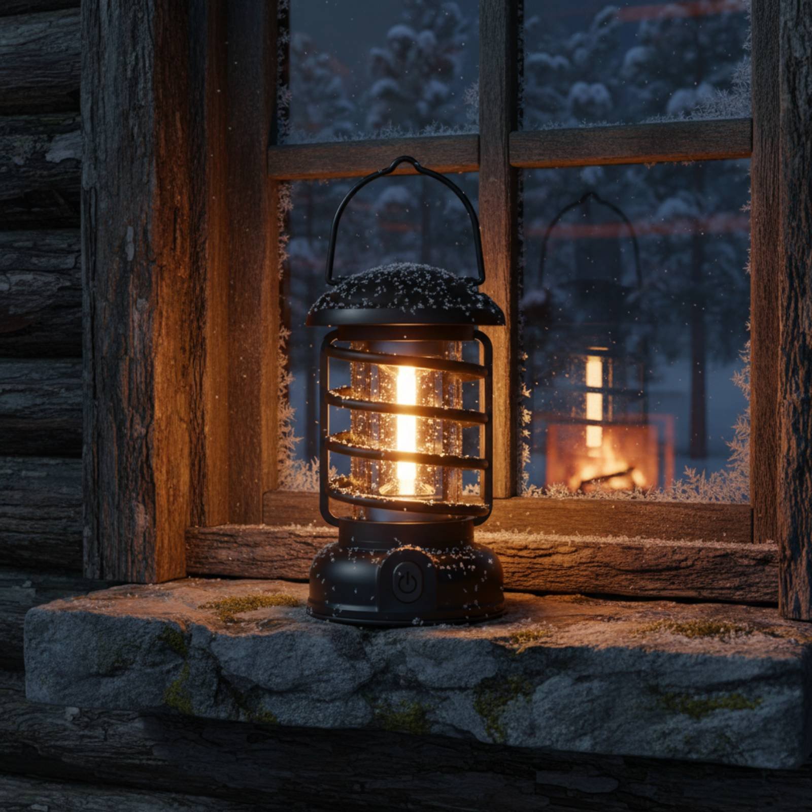 Retro Camping Lantern Two-Way  - Outdoor Power Lights ulasan dan harga