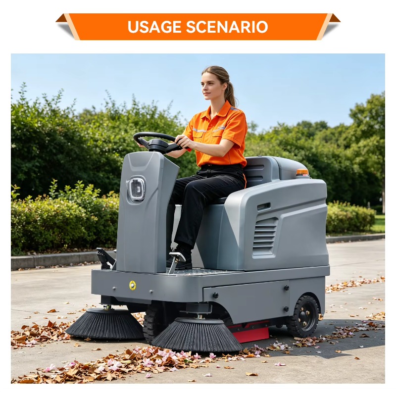Laite Outdoor Electric Ride-On - Outdoor Power Broom ulasan dan harga