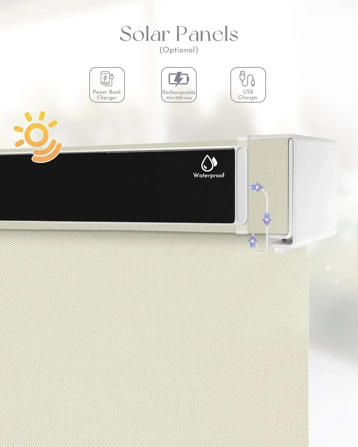 Motorized Outdoor Shades for P - Outdoor Power Roller Shades ulasan dan harga