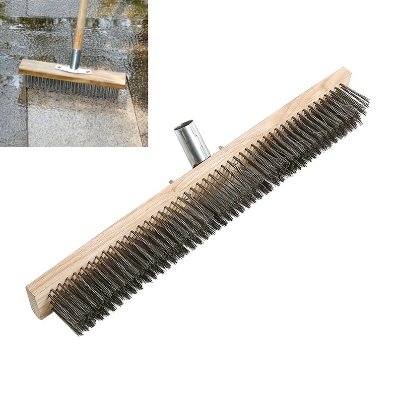 1PCS 20/30/45CM Stainless Stee - Outdoor Power Broom ulasan dan harga