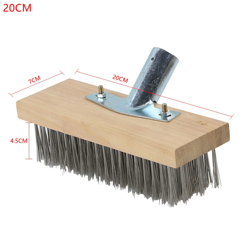 1PCS 20/30/45CM Stainless Stee - Outdoor Power Broom ulasan dan harga
