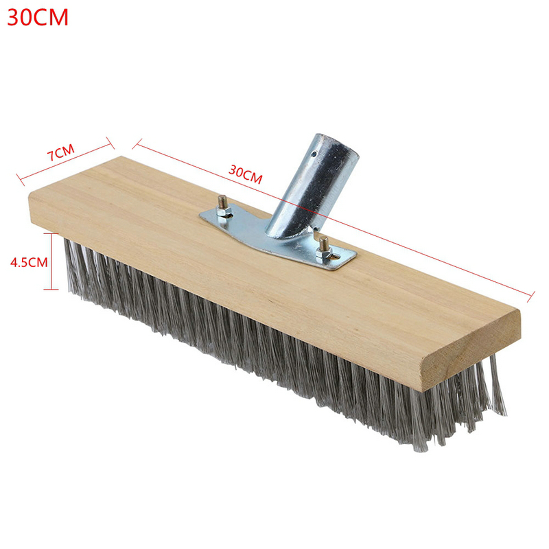 1PCS 20/30/45CM Stainless Stee - Outdoor Power Broom ulasan dan harga