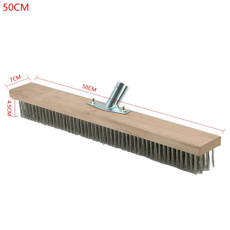 1PCS 20/30/45CM Stainless Stee - Outdoor Power Broom ulasan dan harga