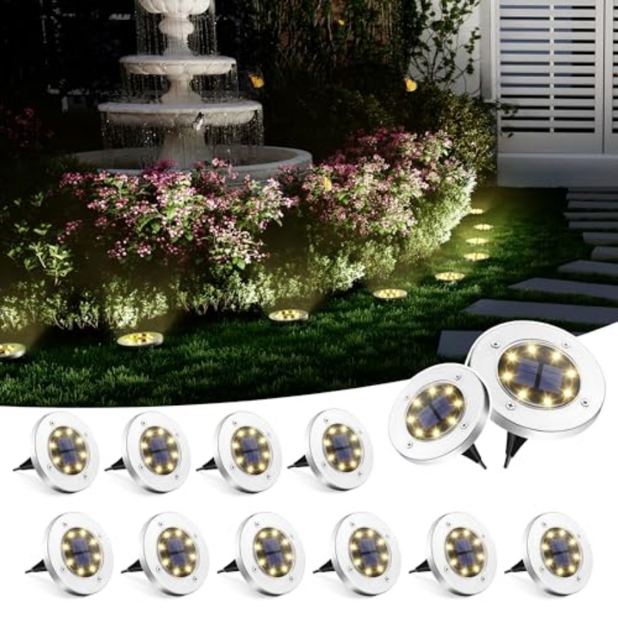 Solar Ground Lights Solar Ligh - Outdoor Power Lights ulasan dan harga
