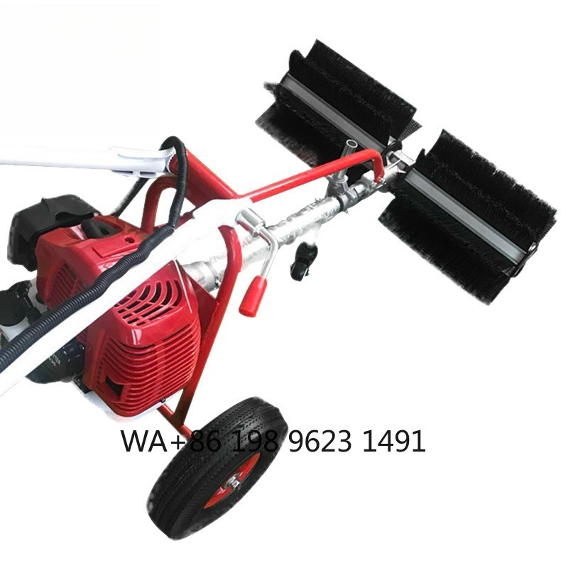 Hand-held Lawn Brush Sweeper A - Outdoor Power Broom ulasan dan harga