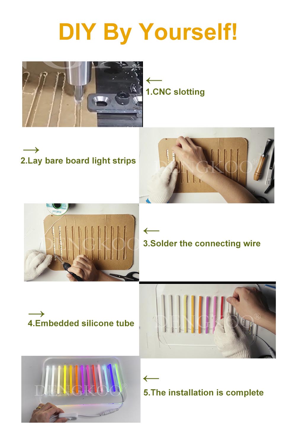 6mm Separate Silicone Neon Led - Outdoor Power Strip Weatherproof ulasan dan harga