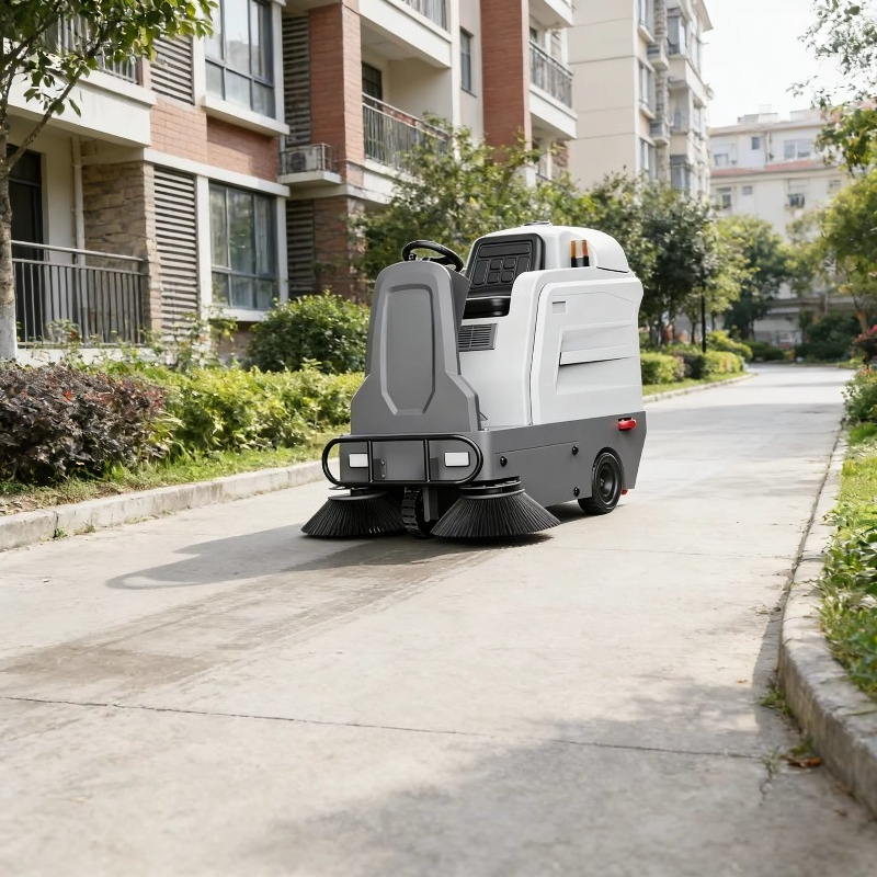Outdoor Electric Ride-On Stree - Outdoor Power Broom ulasan dan harga